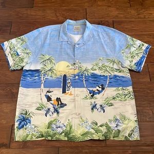 Mickey Mouse and Friends Silk Shirt for Men by Tommy Bahama XXL